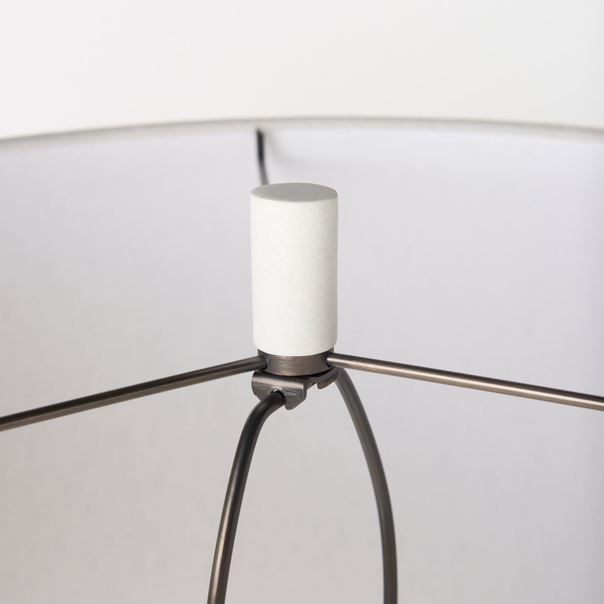 Tao 20.0L x 20.0W x 33.0H Cream Base W/White Shade Table Lamp from Mercana - Luna Furniture