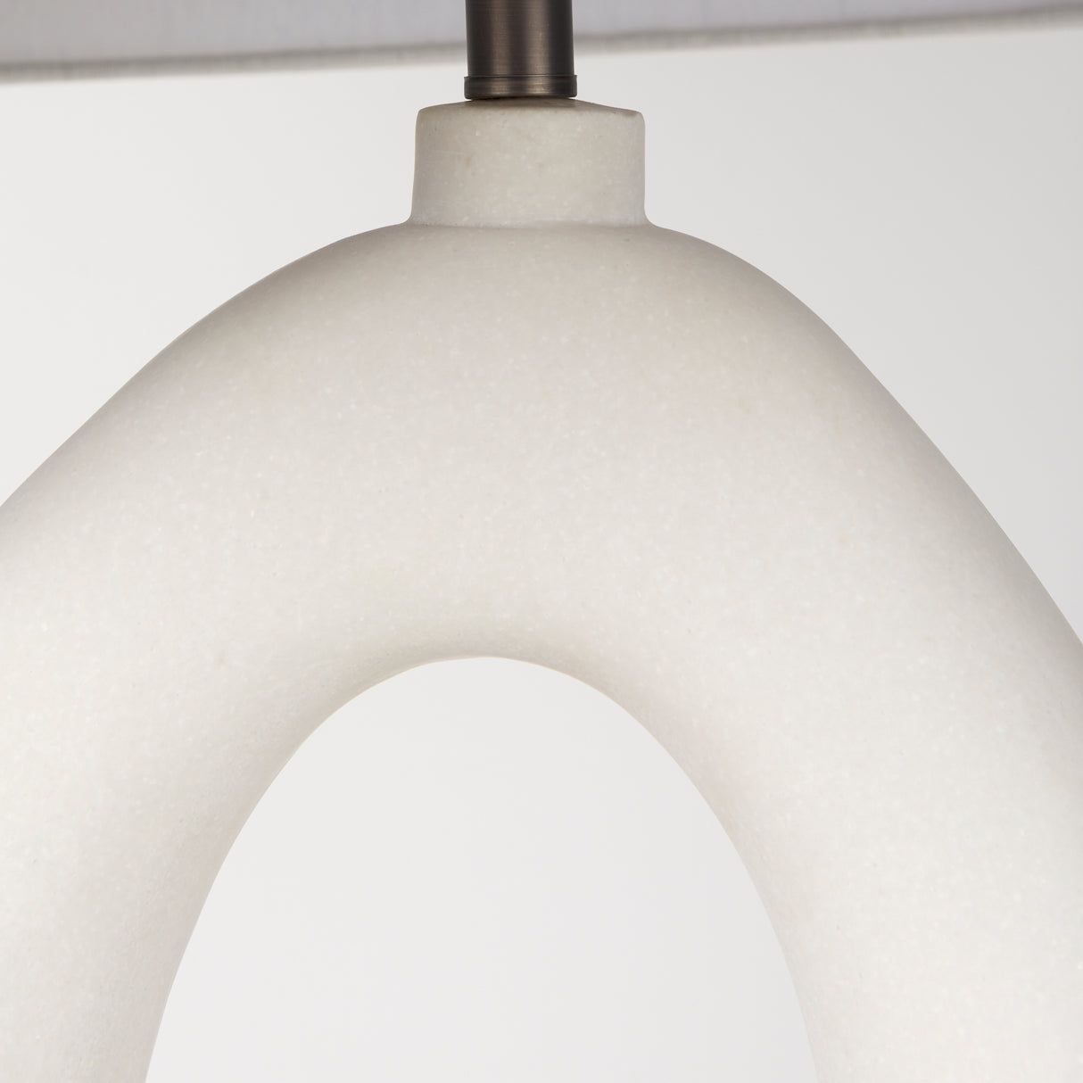 Tao 20.0L x 20.0W x 33.0H Cream Base W/White Shade Table Lamp from Mercana - Luna Furniture