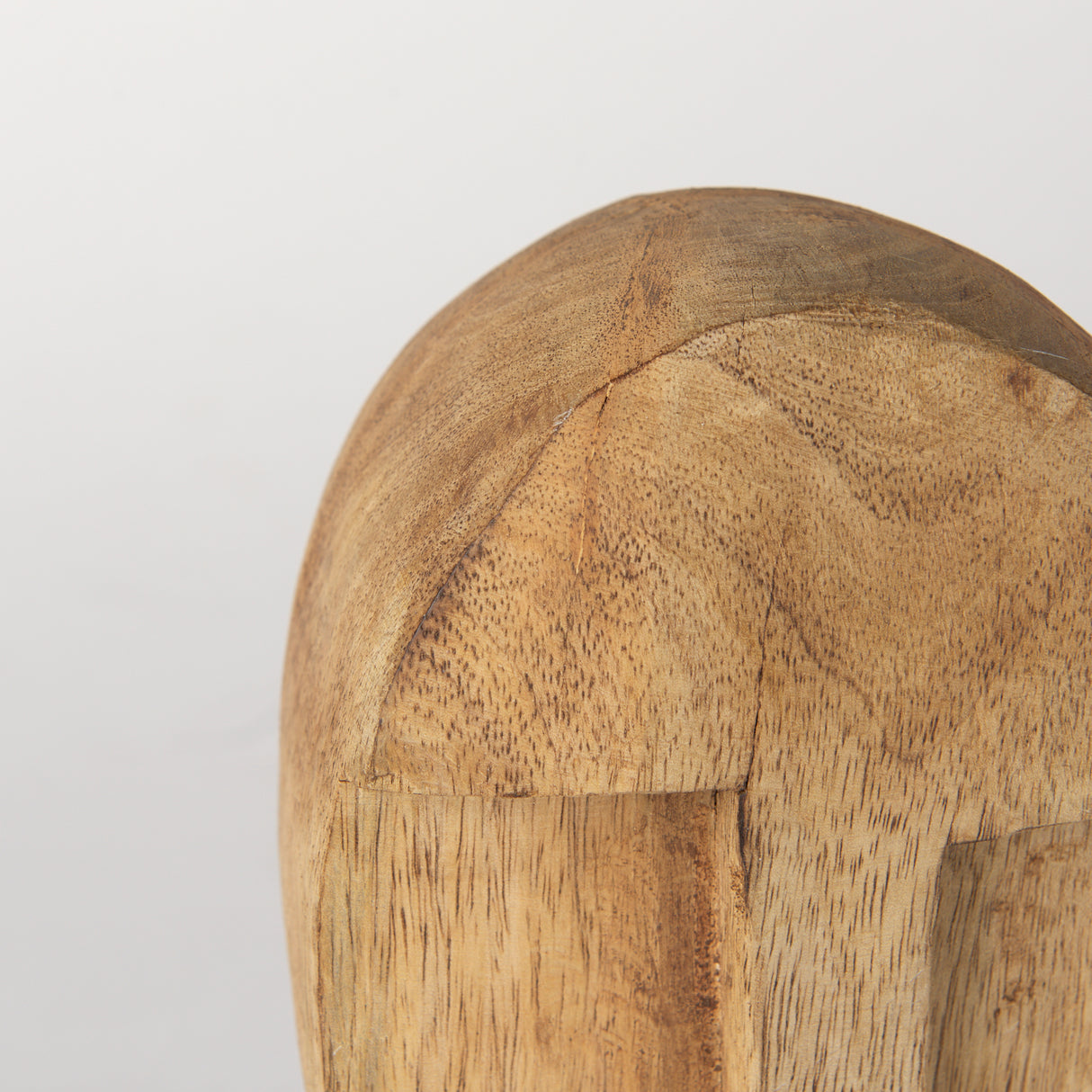 Ivan Medium Wooden Head Sculpture from Mercana - Luna Furniture