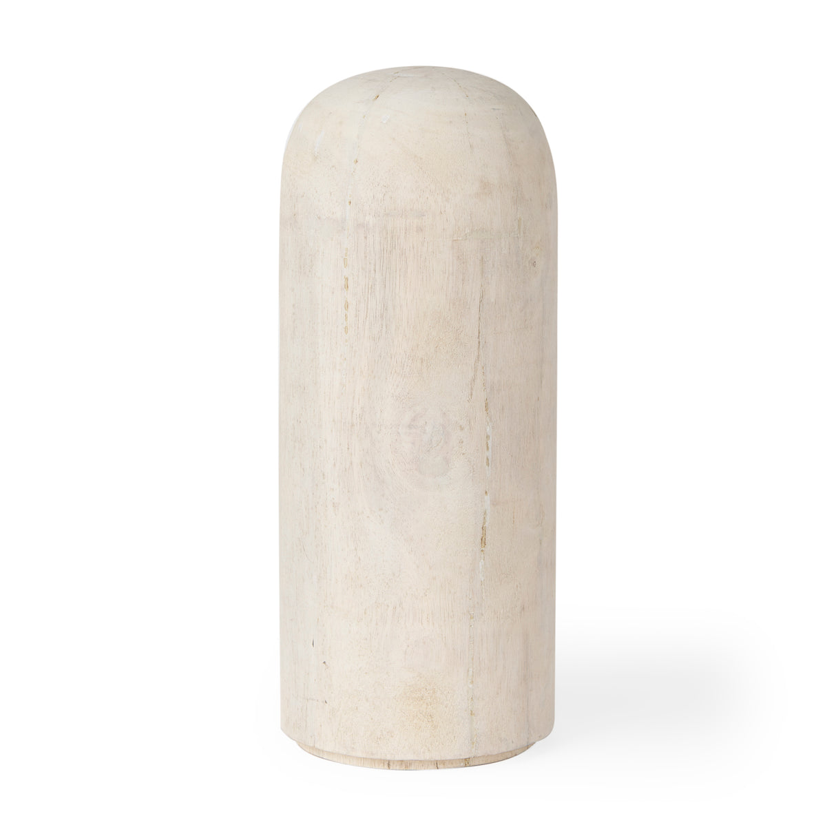Knox Tall White-Wash Wood Decorative Object from Mercana - Luna Furniture