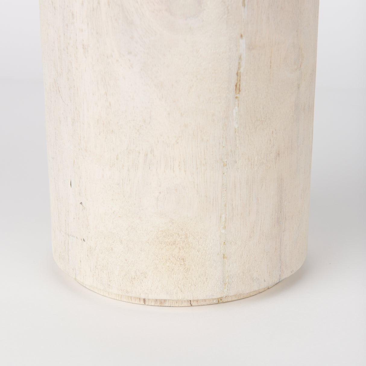 Knox Tall White-Wash Wood Decorative Object from Mercana - Luna Furniture