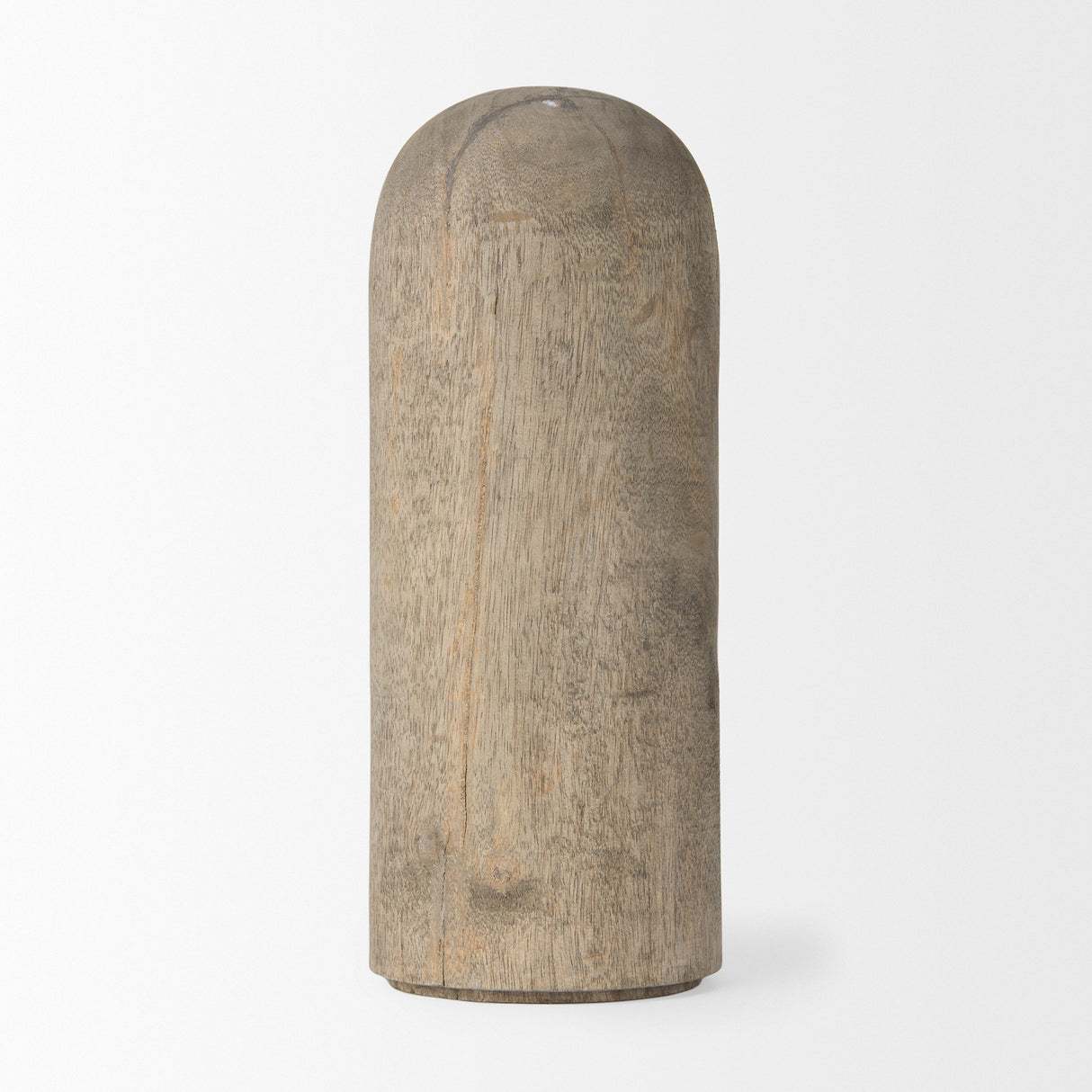 Knox Large Gray-Wash Wood Decorative Object from Mercana - Luna Furniture