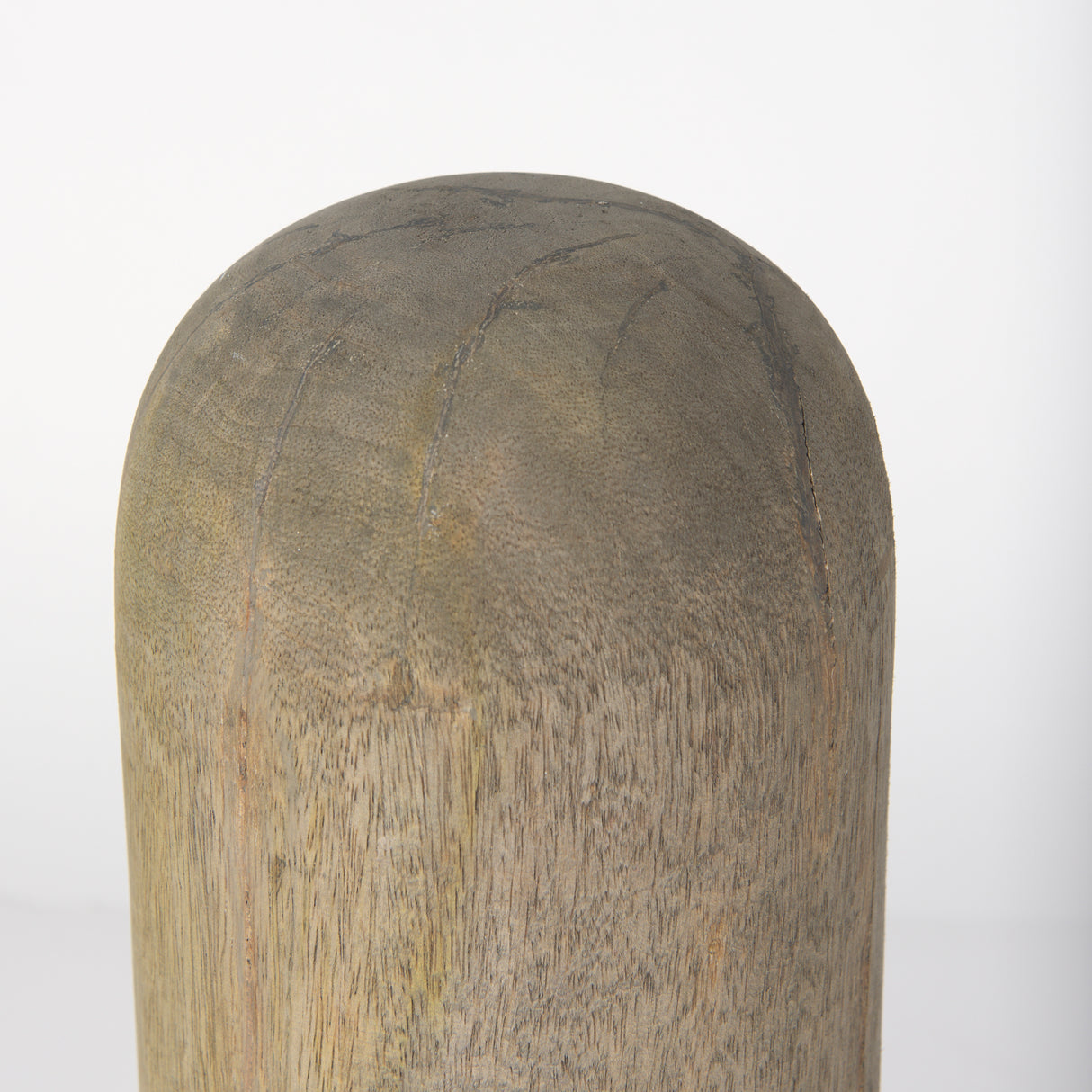 Knox Large Gray-Wash Wood Decorative Object from Mercana - Luna Furniture