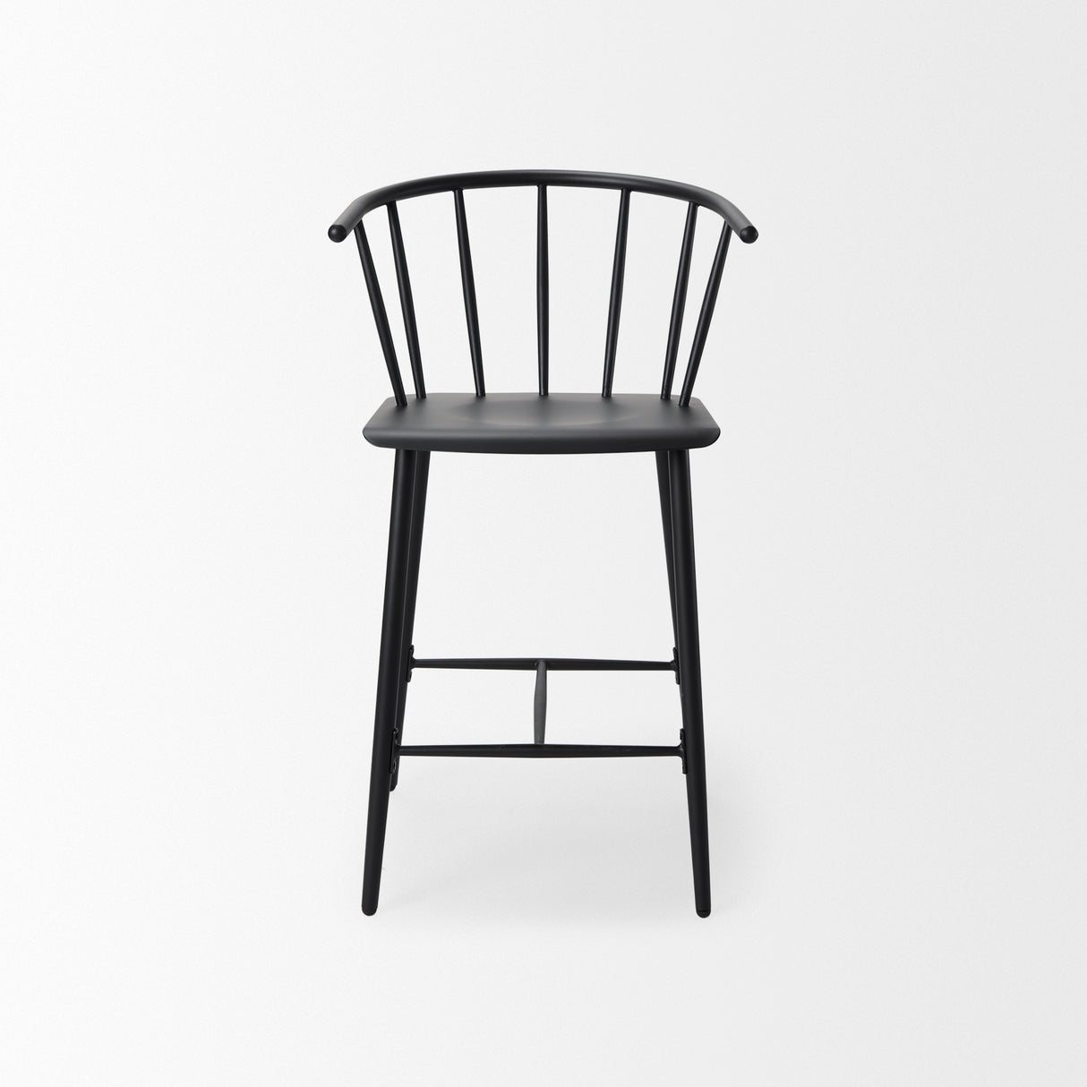 Colin Black Metal Counter Stool from Mercana - Luna Furniture