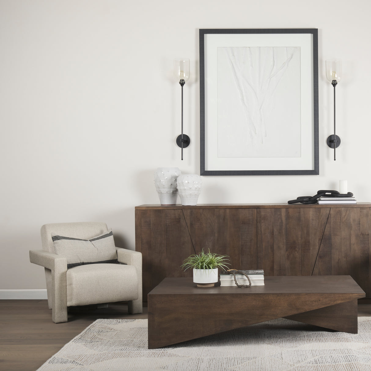 Sovereign Oatmeal Fully Upholstered Accent Chair from Mercana - Luna Furniture