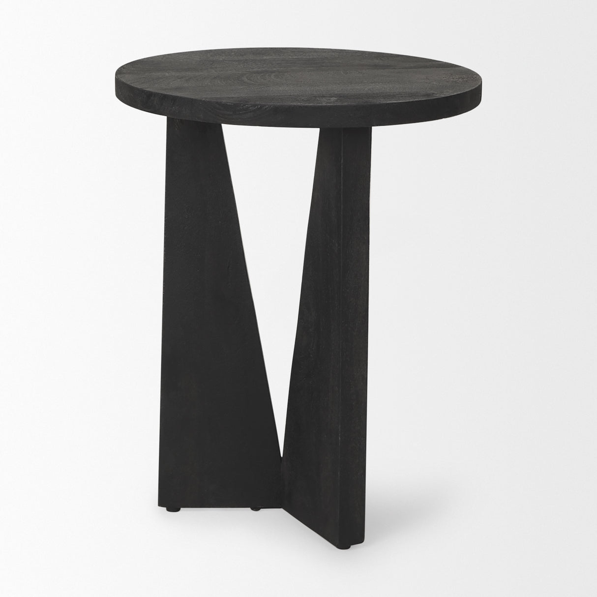 Mattius Black Wood Accent Table from Mercana - Luna Furniture