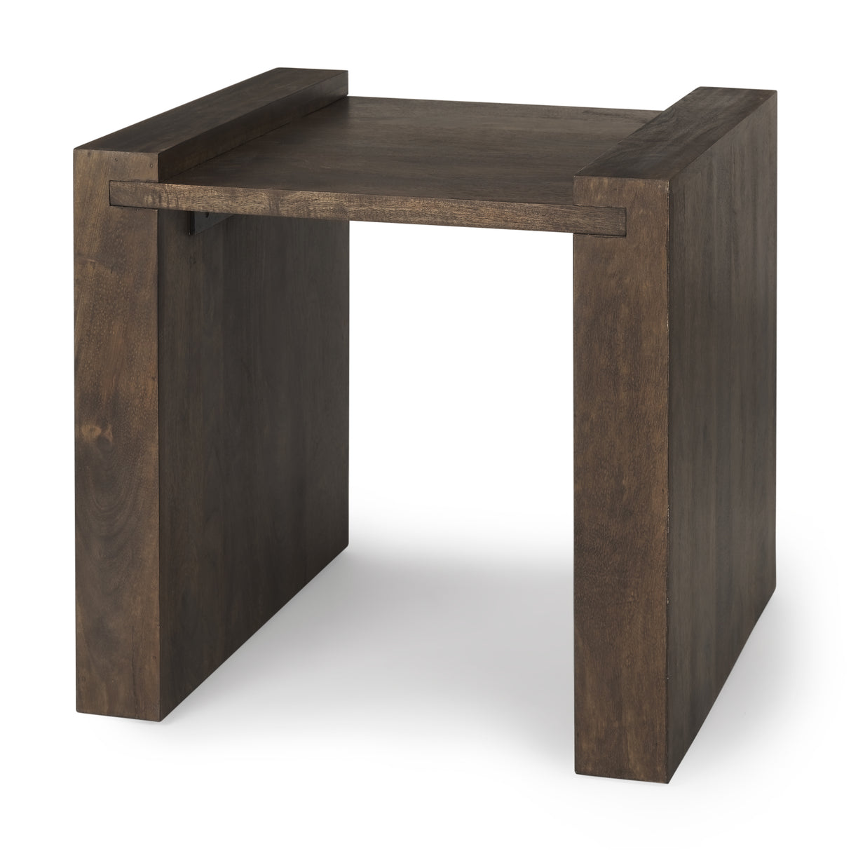 Athelia Dark Brown Wood Accent Table from Mercana - Luna Furniture