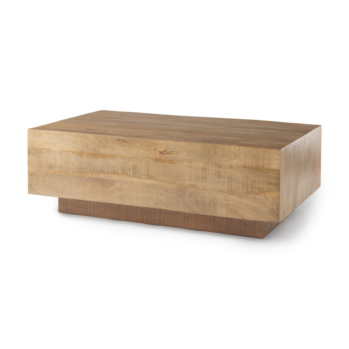 Hayden Light Brown Wood Rectangular Coffee Table from Mercana - Luna Furniture