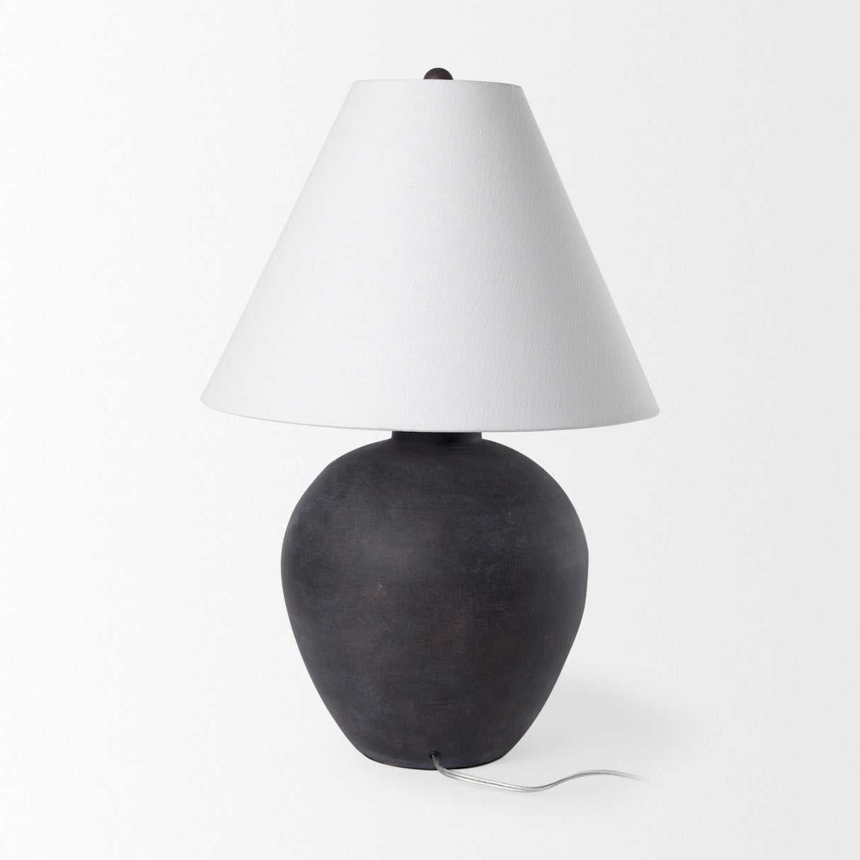 Marvin Black Ceramic Table Lamp from Mercana - Luna Furniture