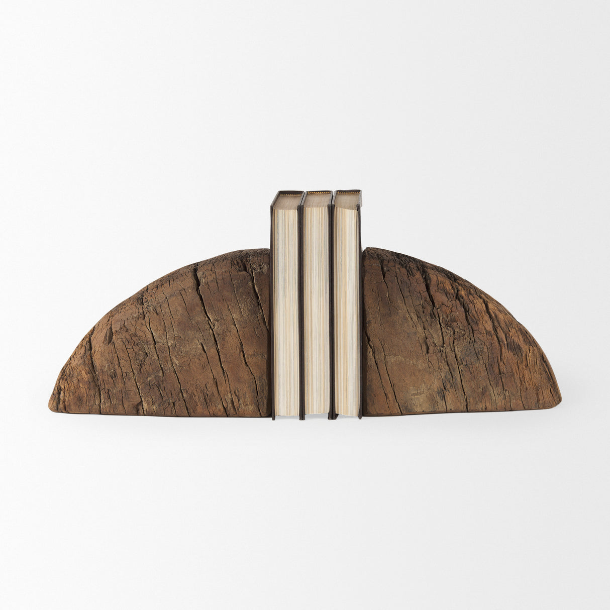 Incana Handmade Reclaimed Wooden Bookends from Mercana - Luna Furniture