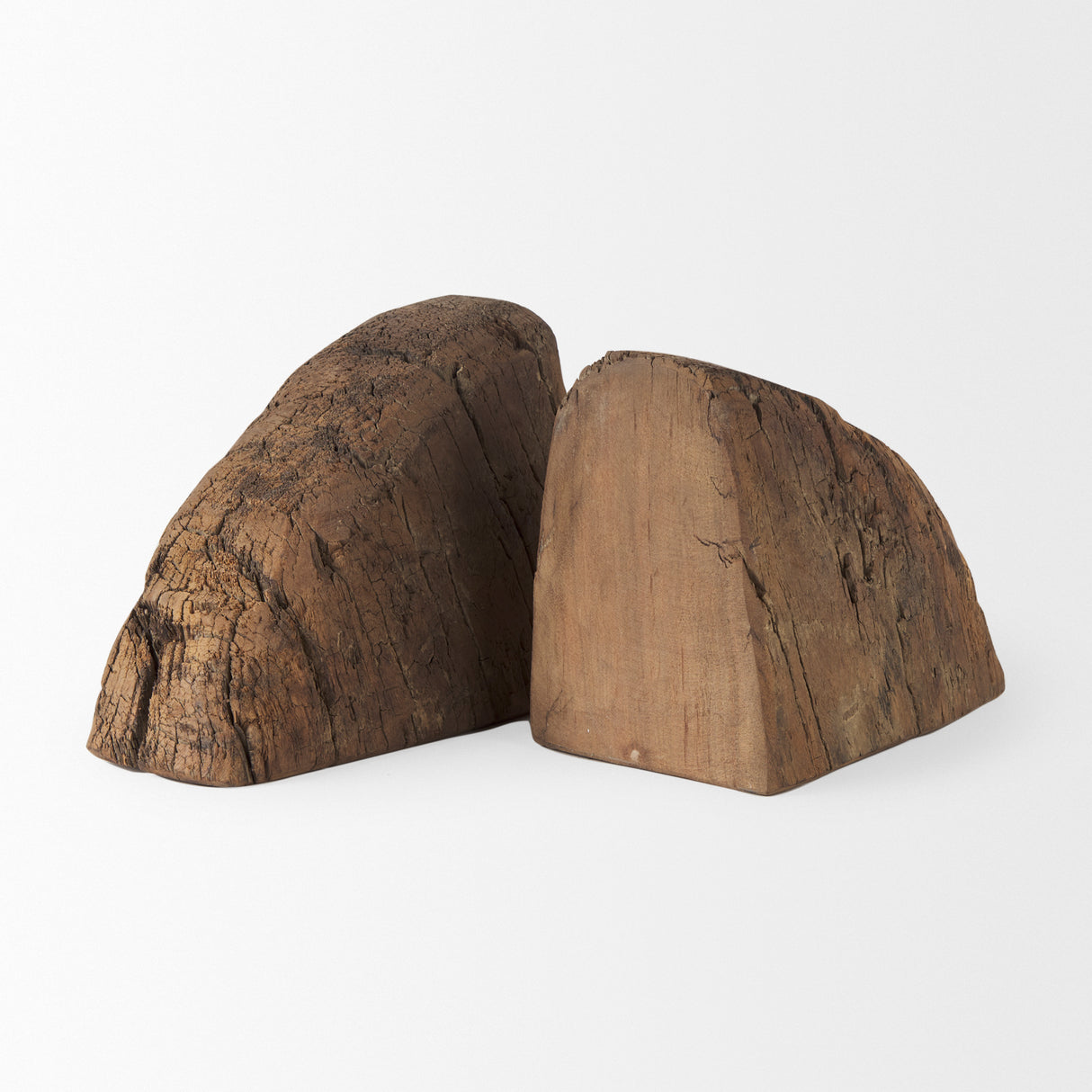 Incana Handmade Reclaimed Wooden Bookends from Mercana - Luna Furniture