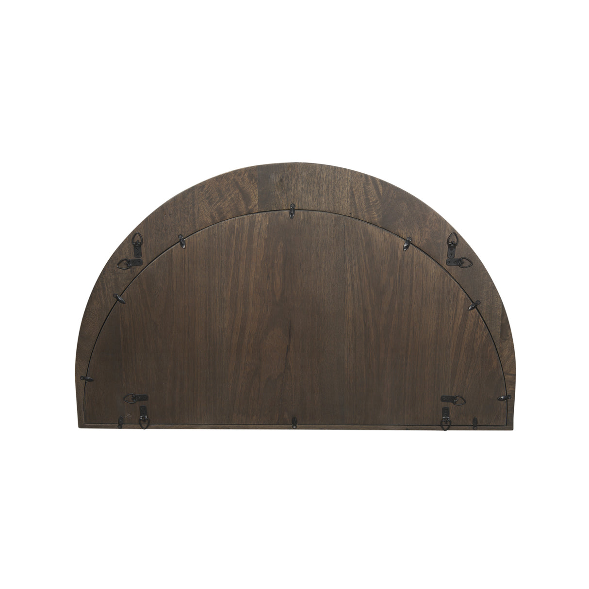 Celeste Dark Brown Wood Small Mirror from Mercana - Luna Furniture