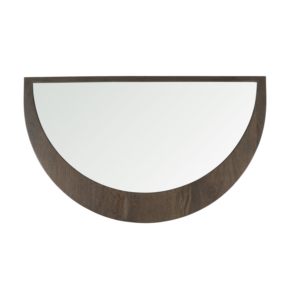 Celeste Dark Brown Wood Small Mirror from Mercana - Luna Furniture