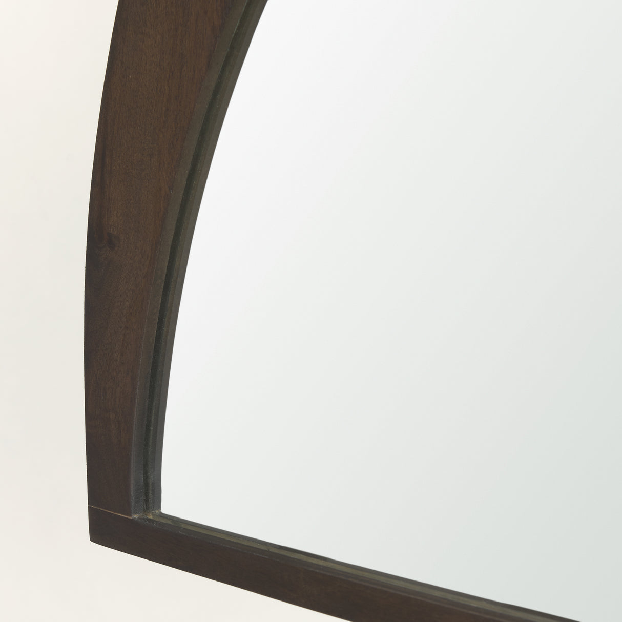 Celeste Dark Brown Wood Large Mirror from Mercana - Luna Furniture