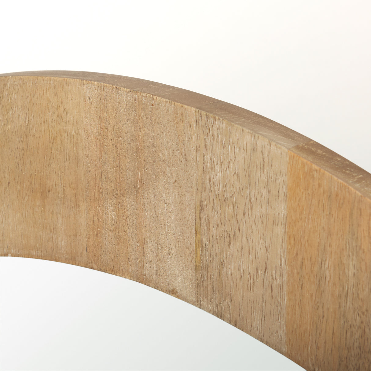 Celeste Light Brown Wood Small Mirror from Mercana - Luna Furniture