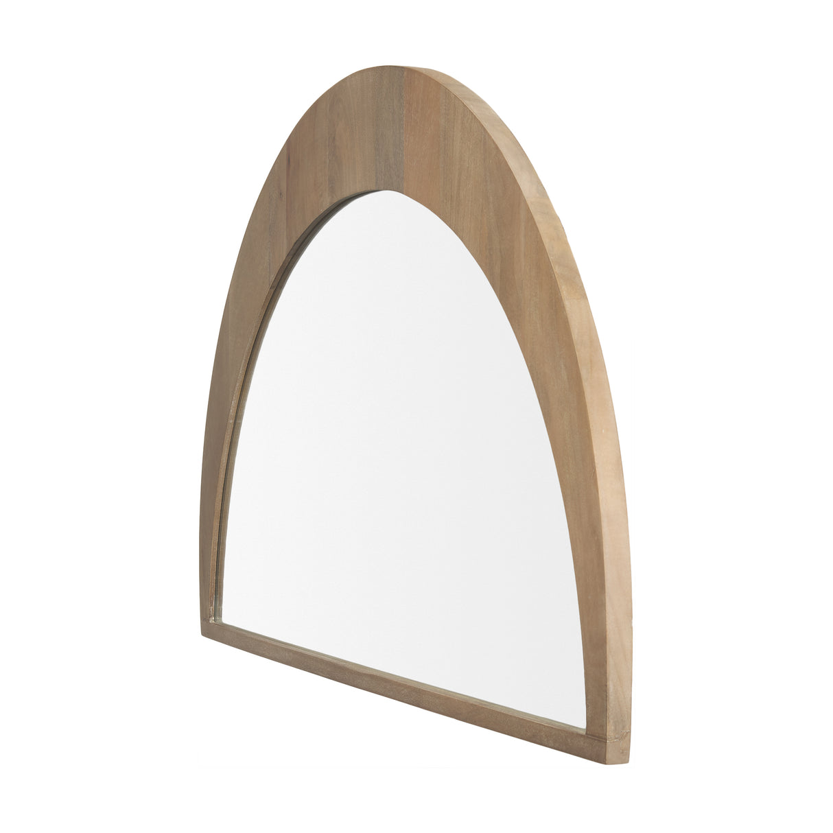 Celeste Light Brown Wood Large Mirror from Mercana - Luna Furniture