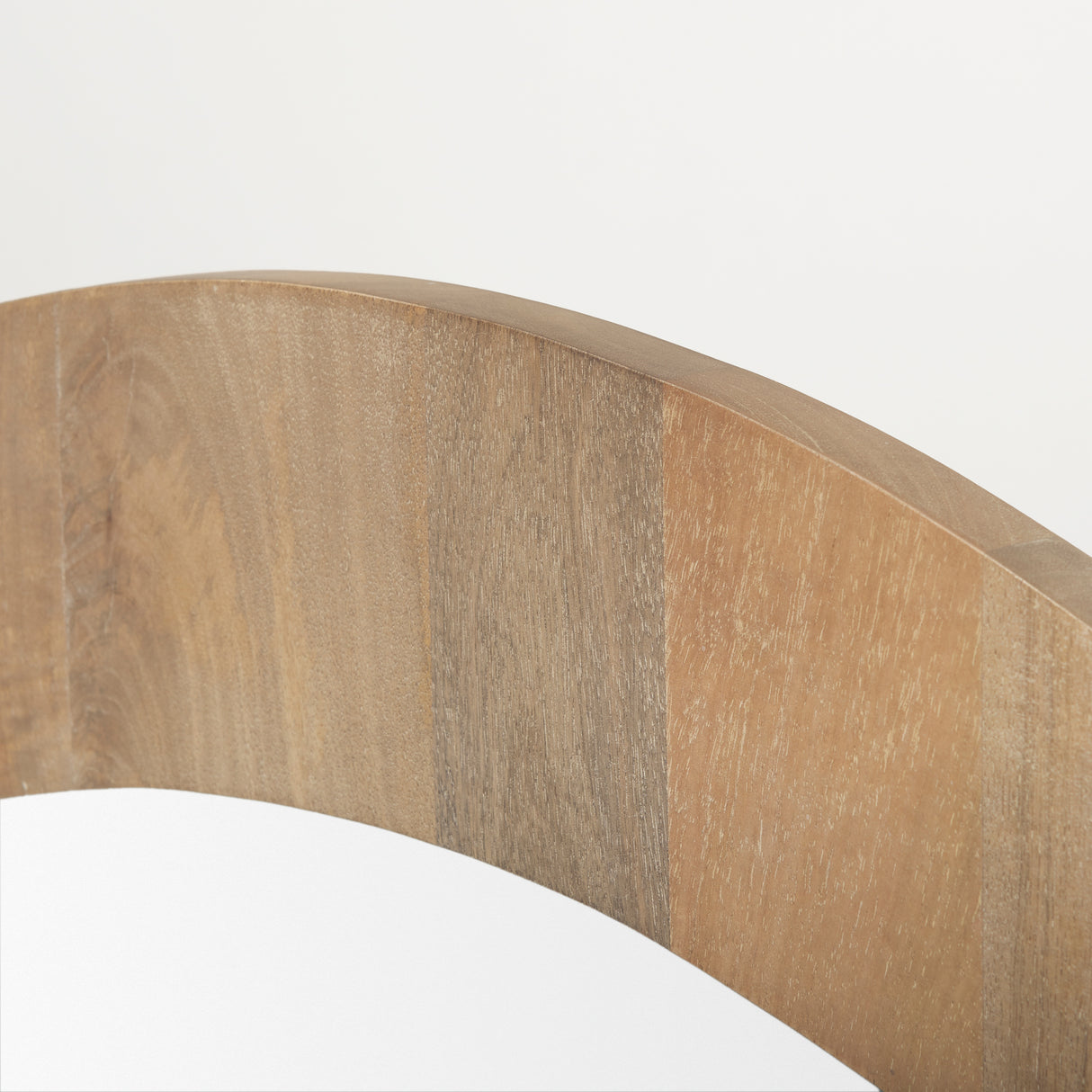 Celeste Light Brown Wood Large Mirror from Mercana - Luna Furniture