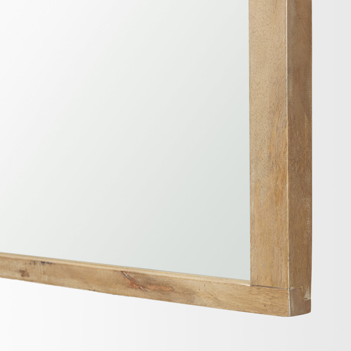 Celeste Light Brown Wood Arched Mirror from Mercana - Luna Furniture