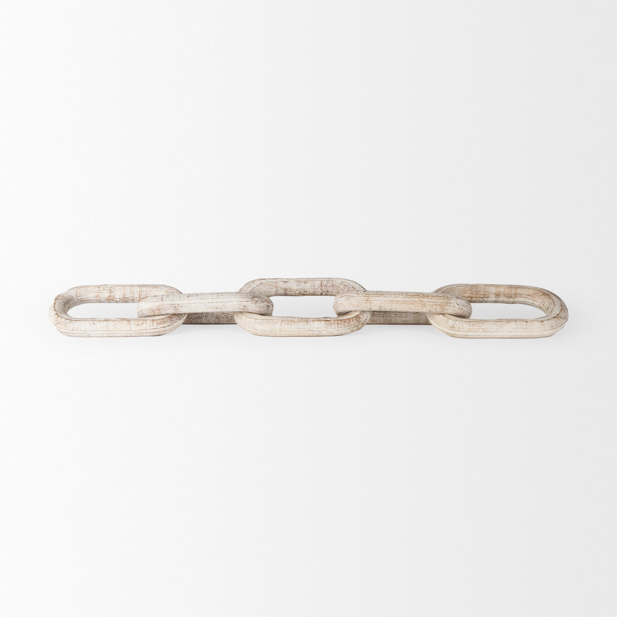 Alix 29.0L x 5.0W x 5.0H Beige Wooden Link Chain Decorative Object from Mercana - Luna Furniture