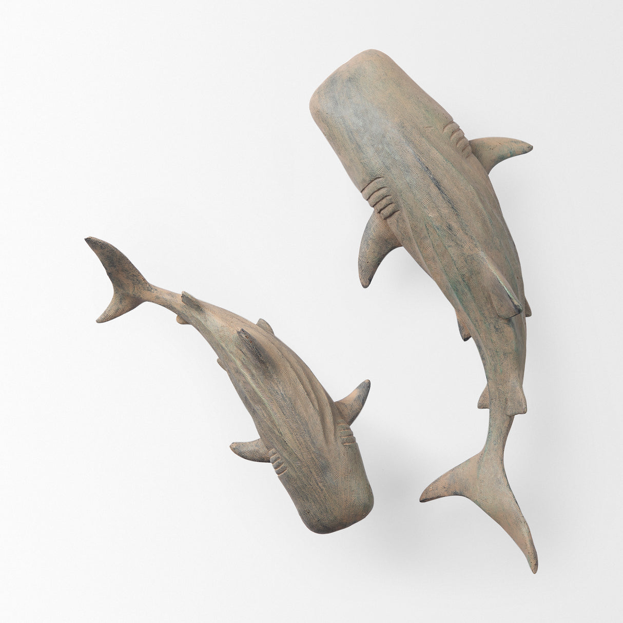 Willa Small Whale Shark sculpture from Mercana - Luna Furniture