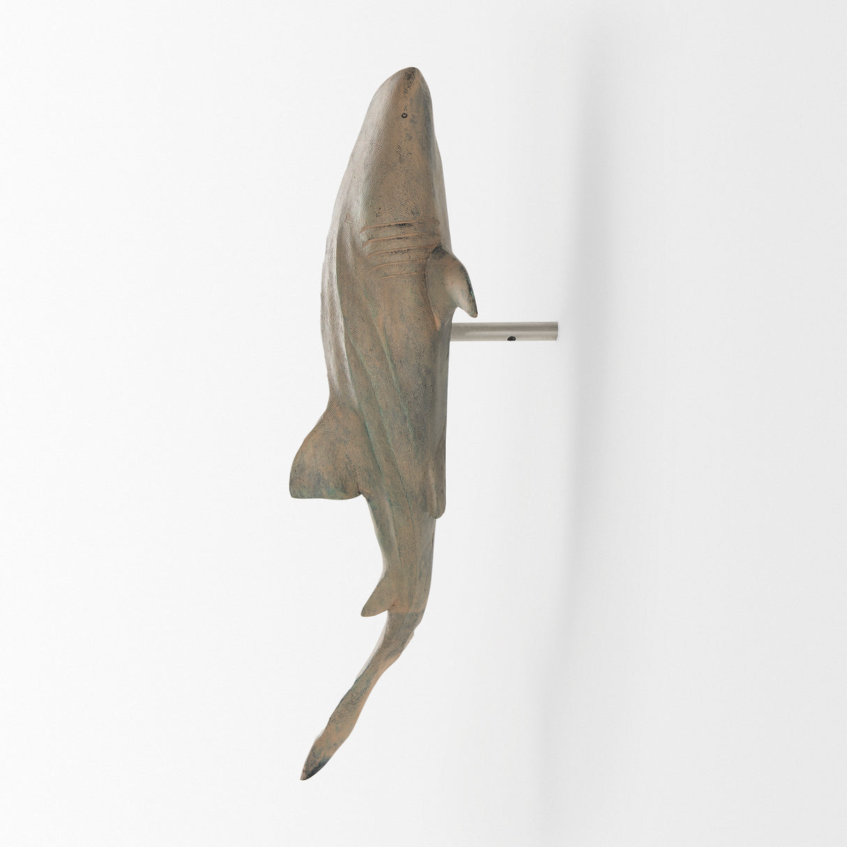 Willa Large Wall Mountable Whale Shark Sculpture from Mercana - Luna Furniture