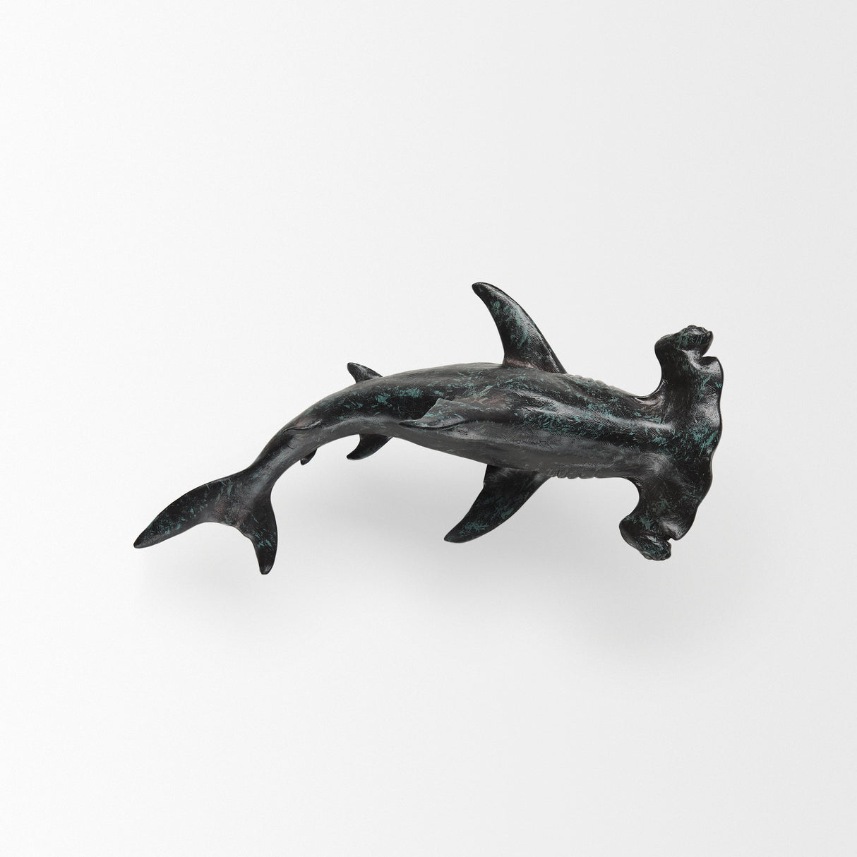 Acus 18H Small Hammerhead Shark Resin Wall Decor from Mercana - Luna Furniture
