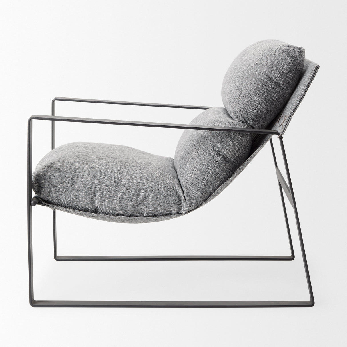 Guilia Castlerock Gray With Metal Frame Sling Accent Chair from Mercana - Luna Furniture