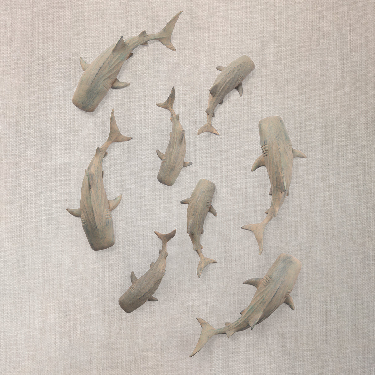 Willa Small Whale Shark sculpture from Mercana - Luna Furniture