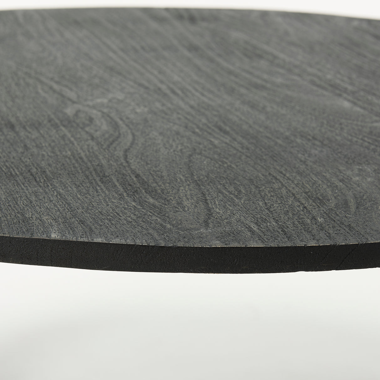 Atticus Black Wood and Antiqued Gold Metal Coffee Table from Mercana - Luna Furniture