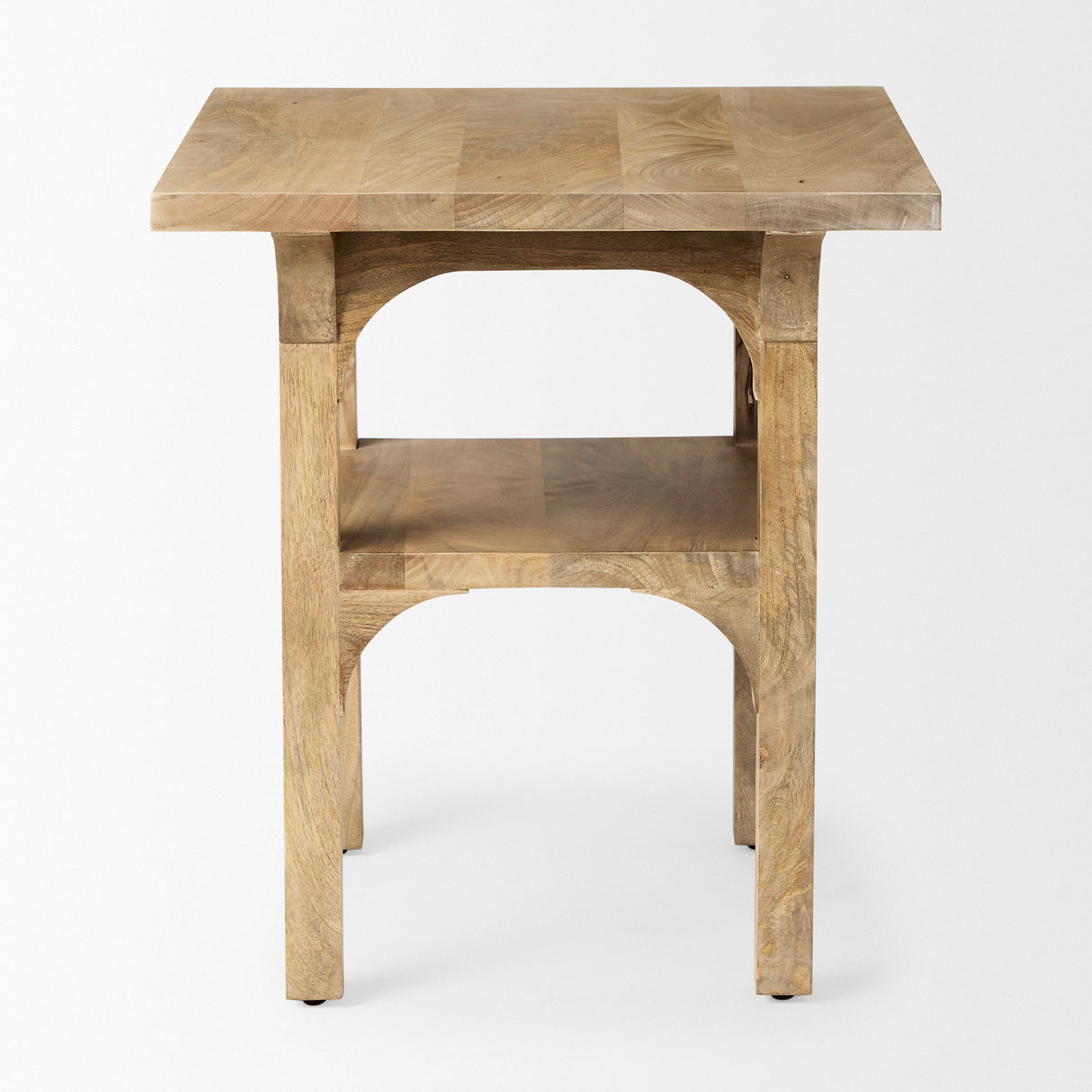 Candace Light Wood Bridge Accent Table from Mercana - Luna Furniture