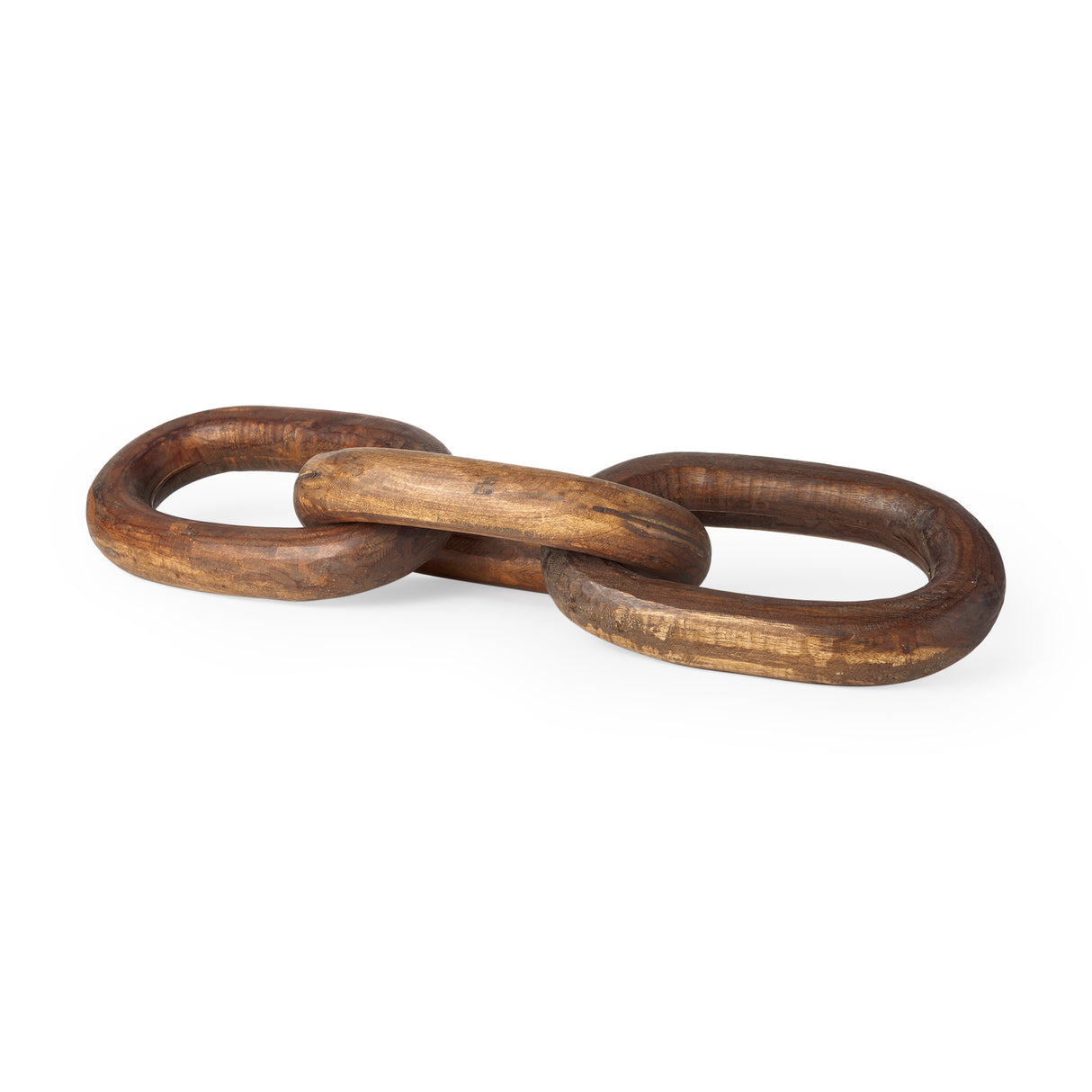 Tayla Large Medium Brown Wood Chain Link from Mercana - Luna Furniture