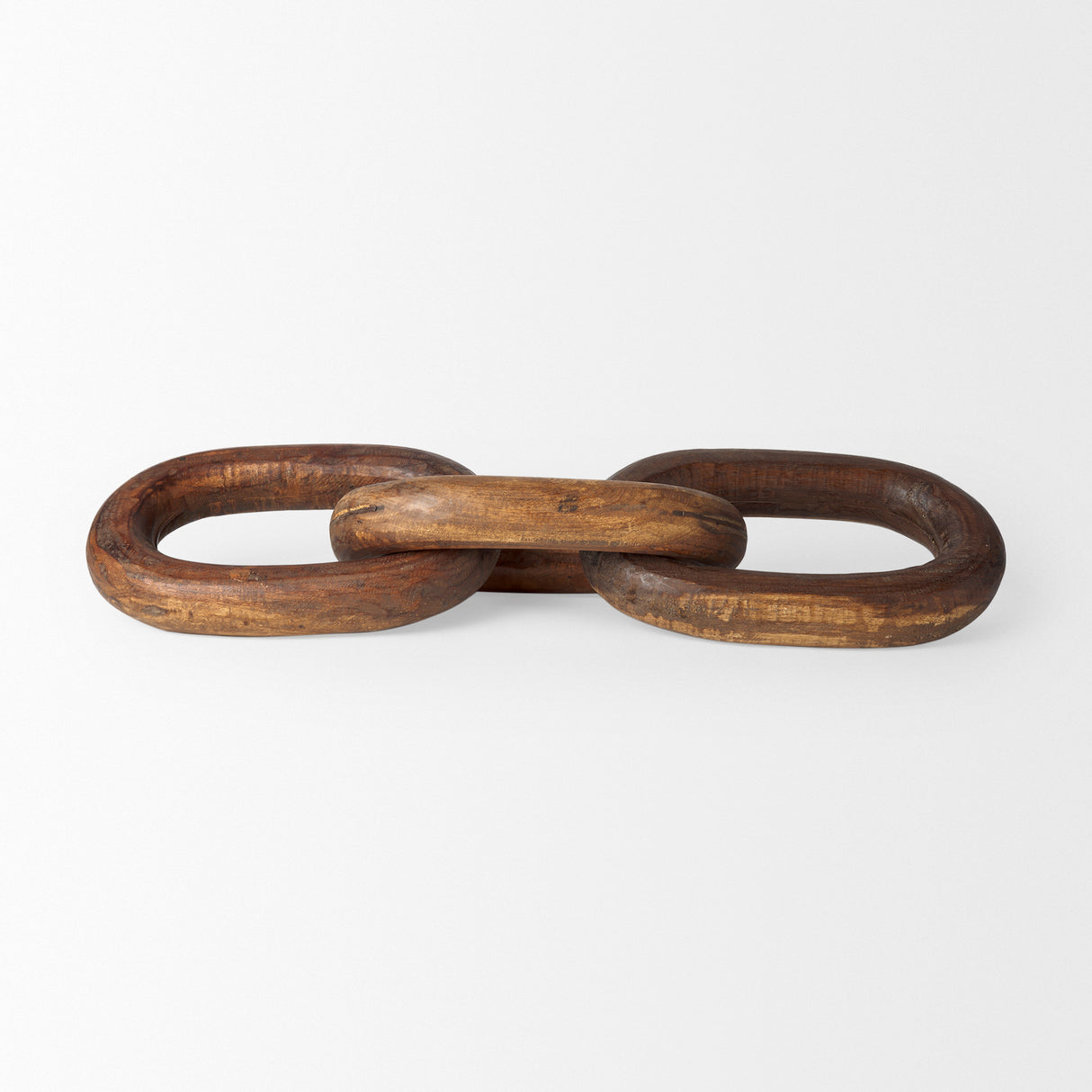 Tayla Large Medium Brown Wood Chain Link from Mercana - Luna Furniture