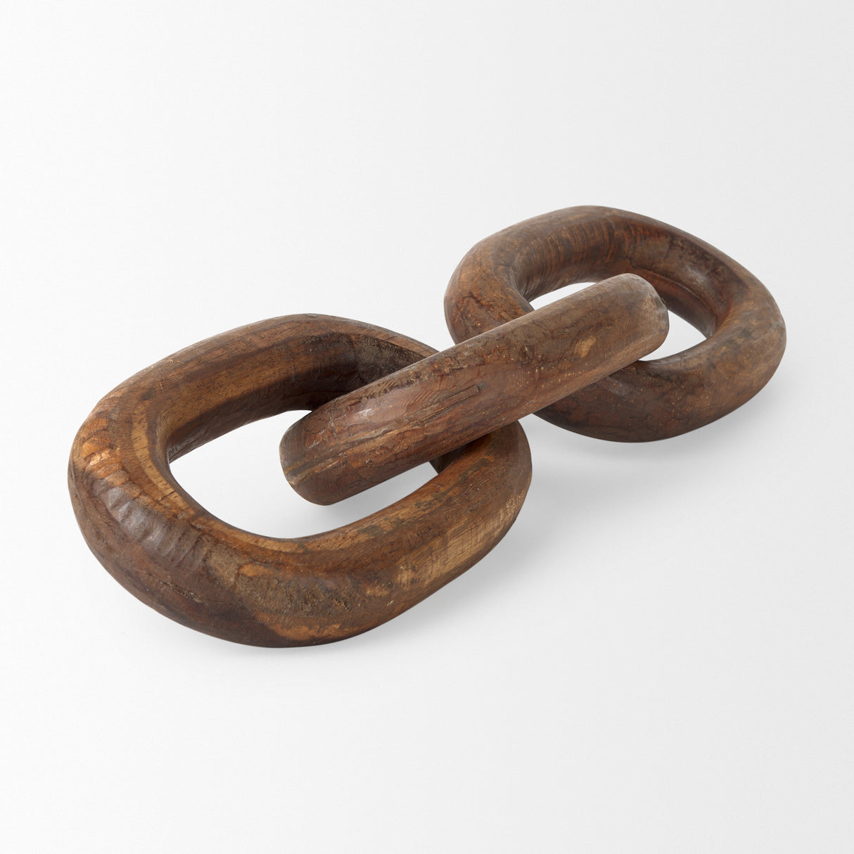 Tayla Large Medium Brown Wood Chain Link from Mercana - Luna Furniture