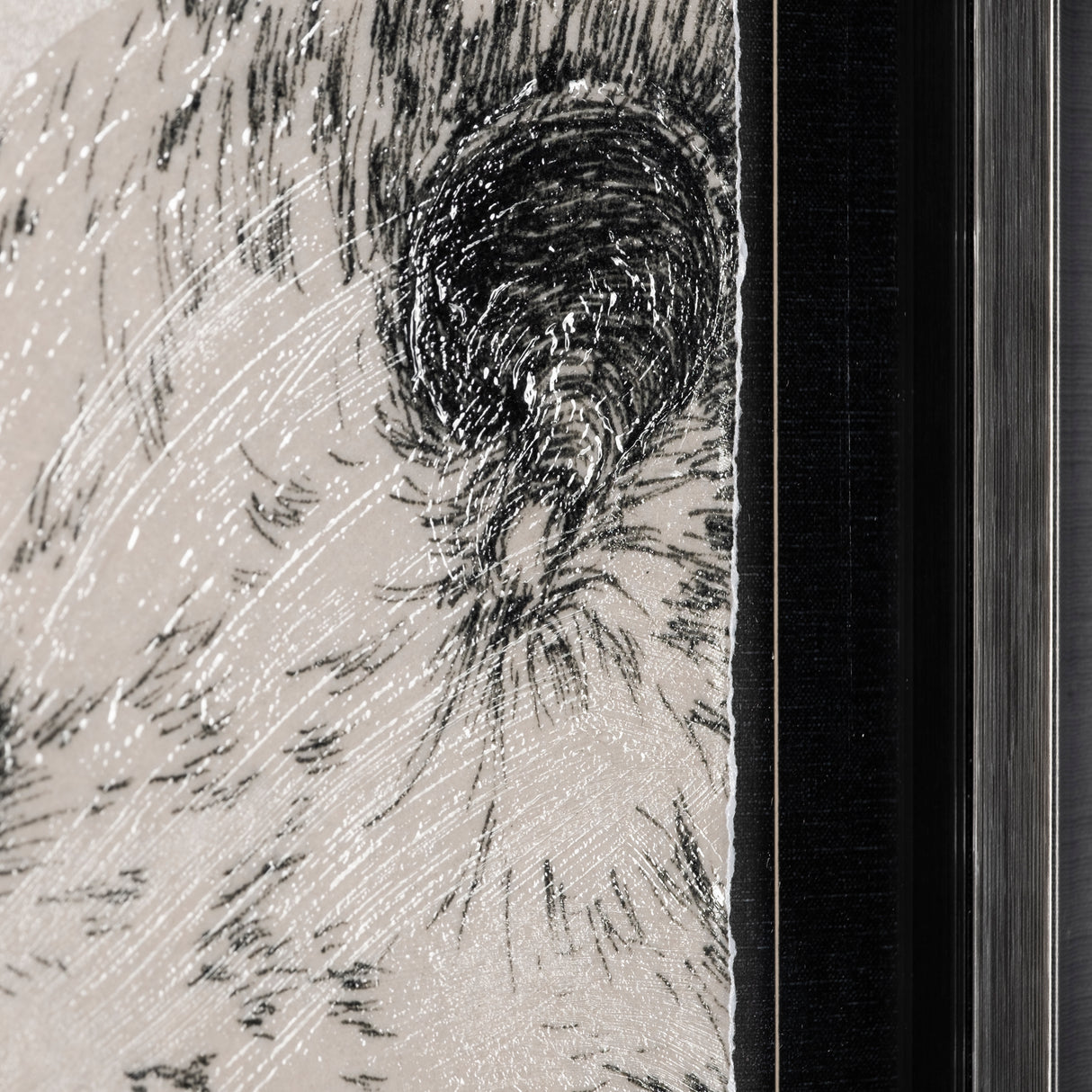 Three is a Crowd I by Mercana Studio a Hand Embellished Textured Framed Art Print Matted under Glass from Mercana - Luna Furniture