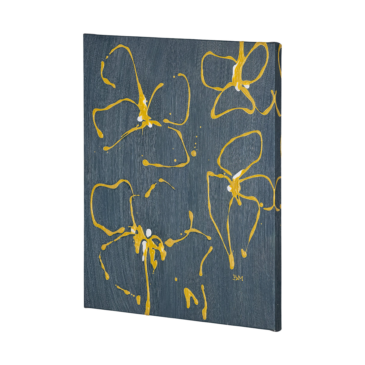 Blossom II by Mercana Studio a Hand Embellished Textured Canvas from Mercana - Luna Furniture