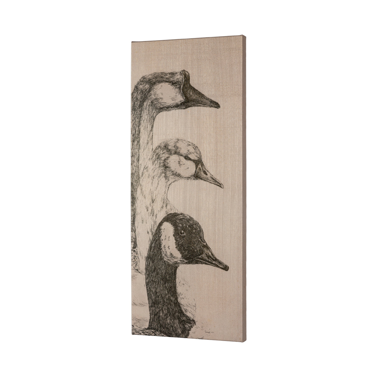 Three is a Crowd II by Mercana Studio a Hand Embellished Textured Canvas from Mercana - Luna Furniture