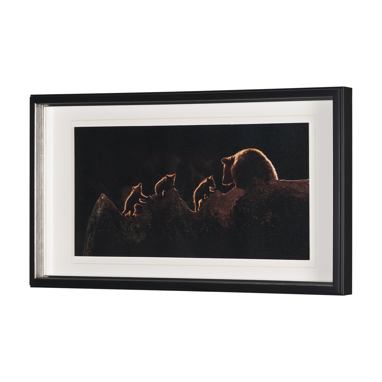 Triplets by Xavier Ortega a Framed Photo Art Print Matted under Glass from Mercana - Luna Furniture