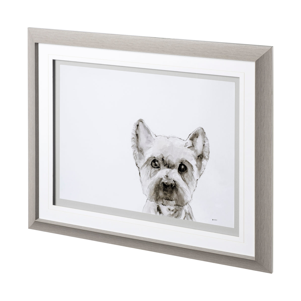 Walk Time 1 by Mercana Studio a Hand Embellished Textured Framed Art Print Matted under Glass from Mercana - Luna Furniture