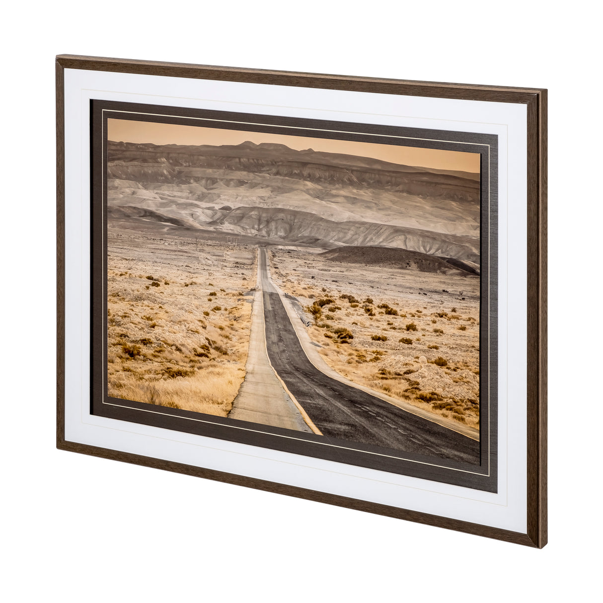 Journey Onwards by Frank Assaf a Hand Embellished Textured Framed Art Photograph Matted under Glass from Mercana - Luna Furniture