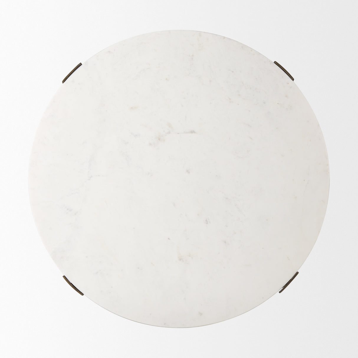 Atticus Marble and Antiqued Gold Metal Coffee Table from Mercana - Luna Furniture