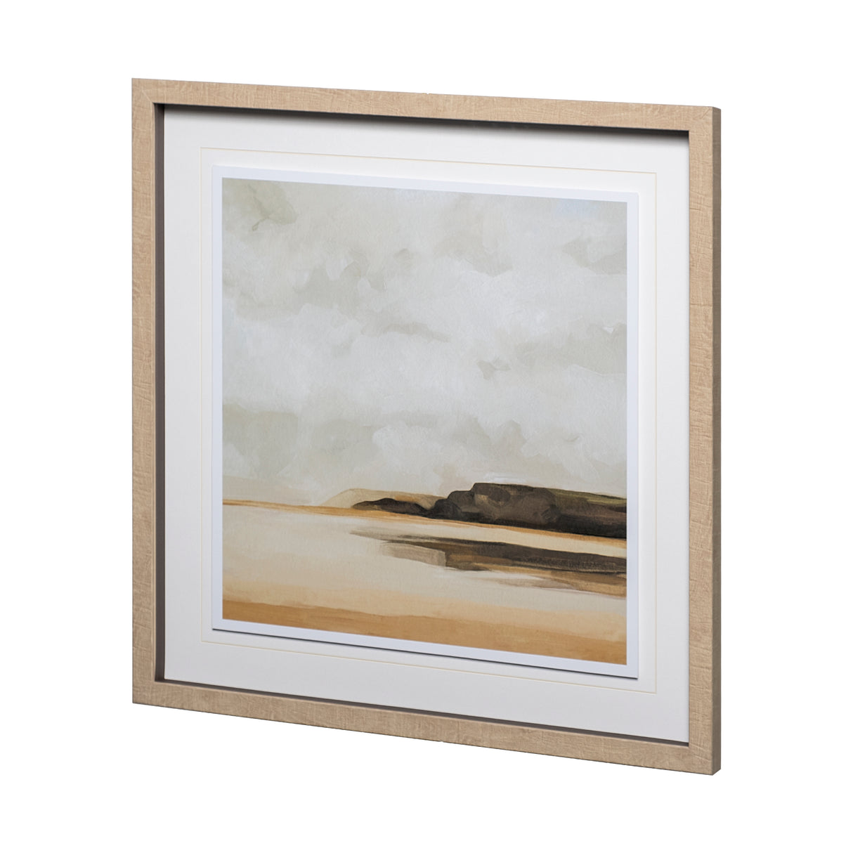 Wattwanderung I by Emma Scarvey a Framed Art Print Matted under Glass from Mercana - Luna Furniture
