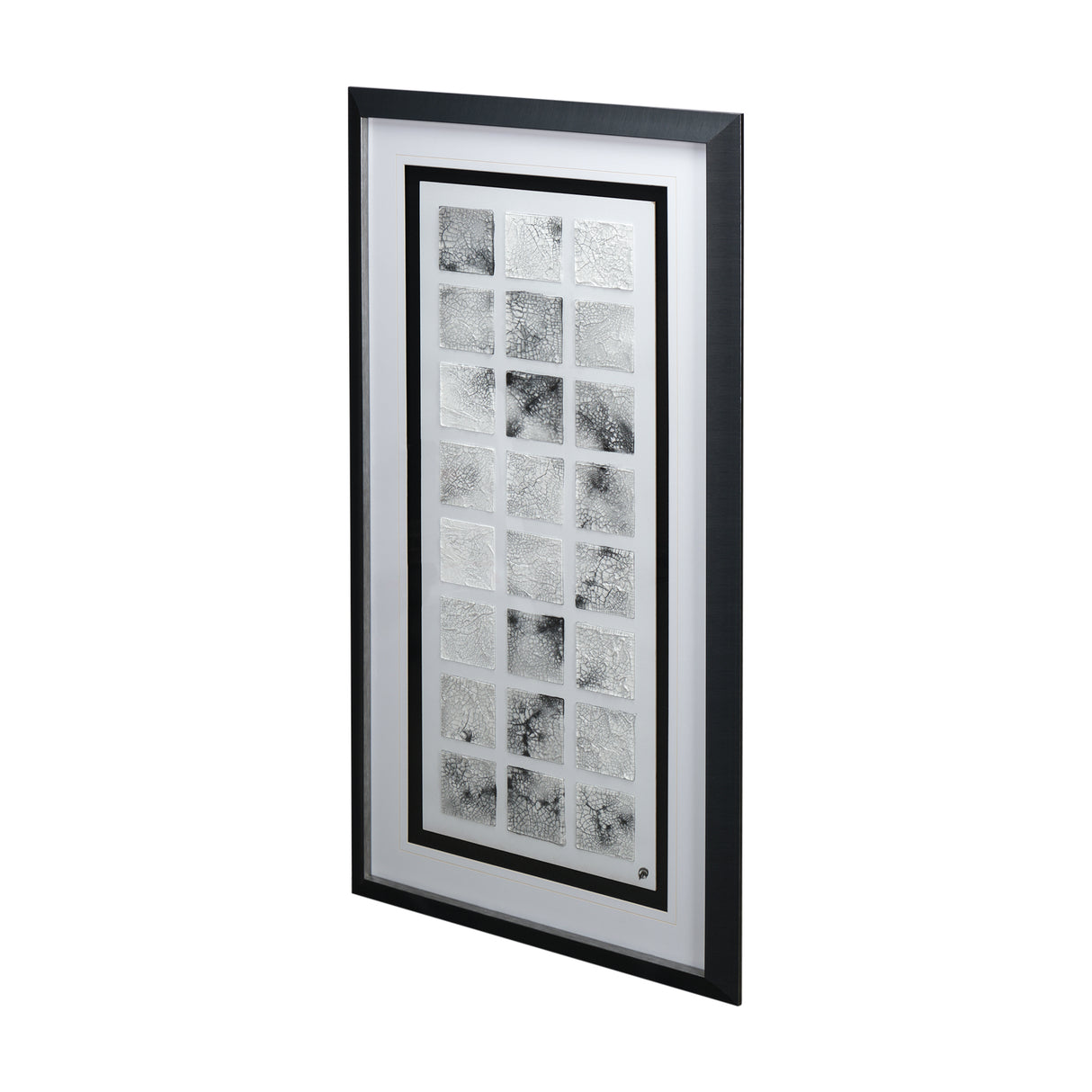 Cracking Blocks by Studio M a handmade Original Framed Artwork under Glass from Mercana - Luna Furniture