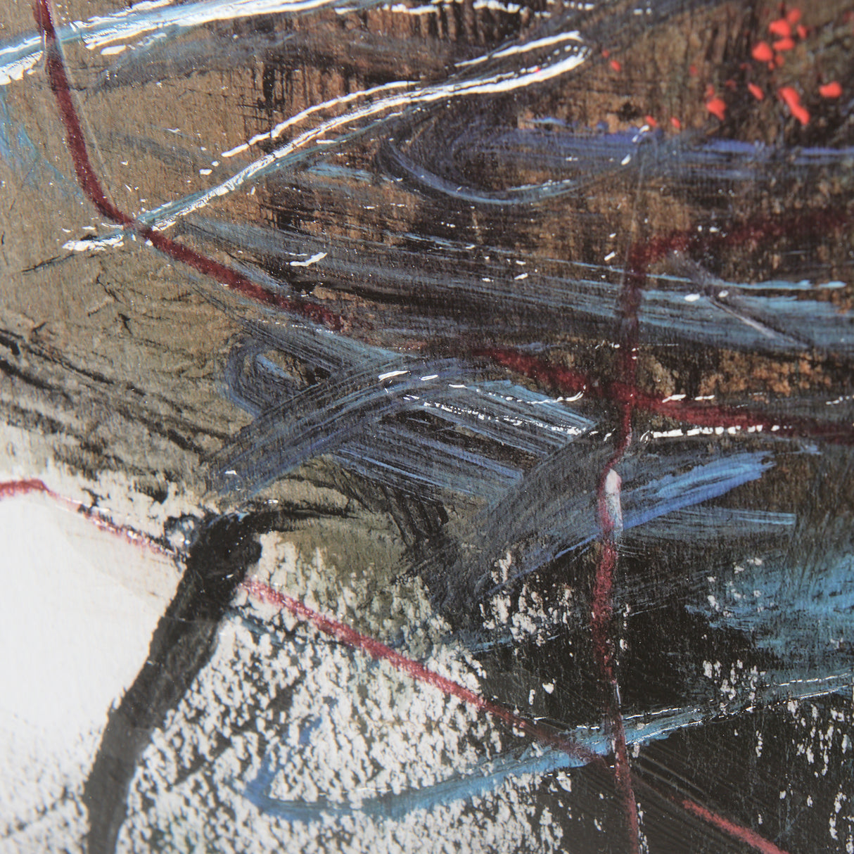 In The Middle I by Natasha Barnes a Hand Embellished Textured Framed Art Print Matted under Glass from Mercana - Luna Furniture