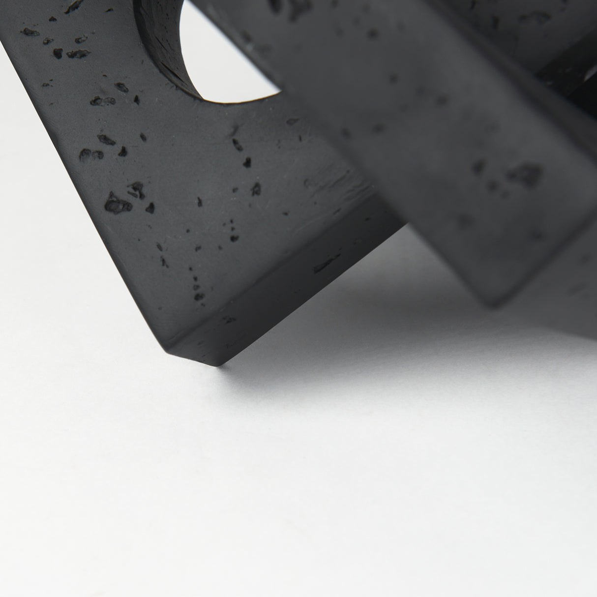 Linx Small Matte Black Resin Sculpture Decorative Object from Mercana - Luna Furniture