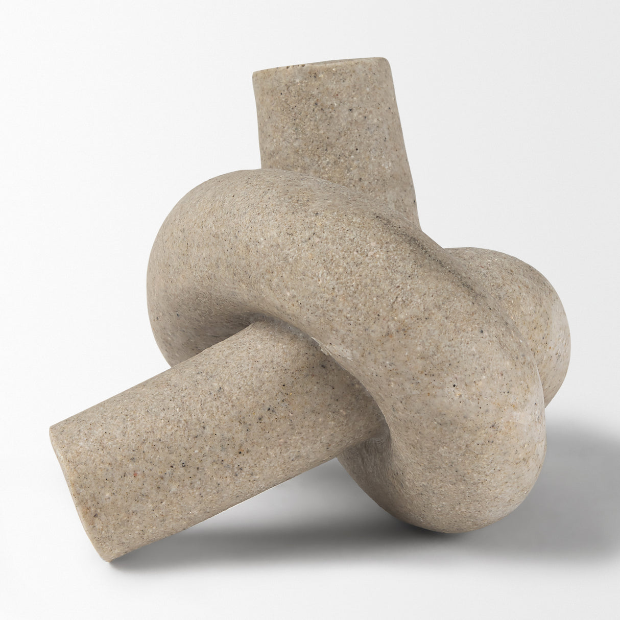 Otto Sandstone Resin Small Knot Sculpture Decorative Object from Mercana - Luna Furniture