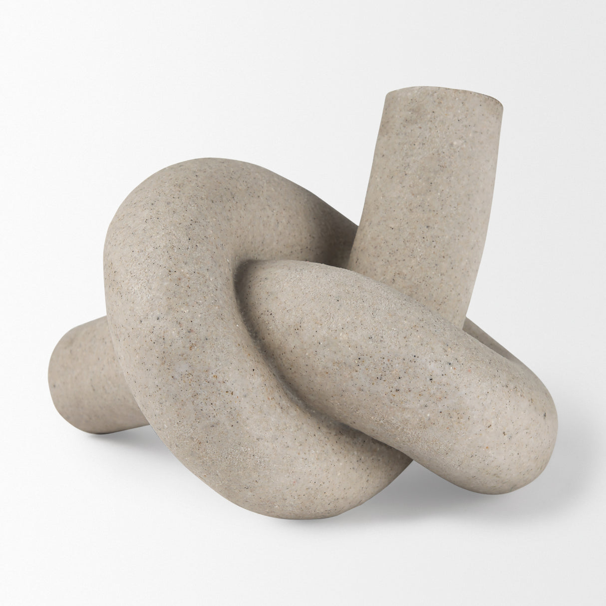 Otto Sandstone Resin Large Knot Sculpture Decorative Object from Mercana - Luna Furniture