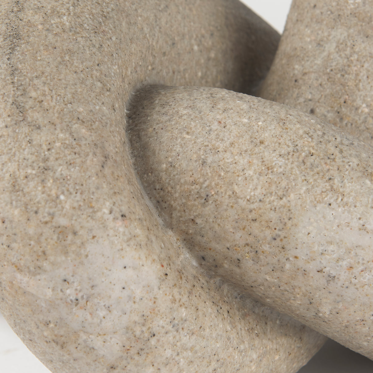 Otto Sandstone Resin Small Knot Sculpture Decorative Object from Mercana - Luna Furniture
