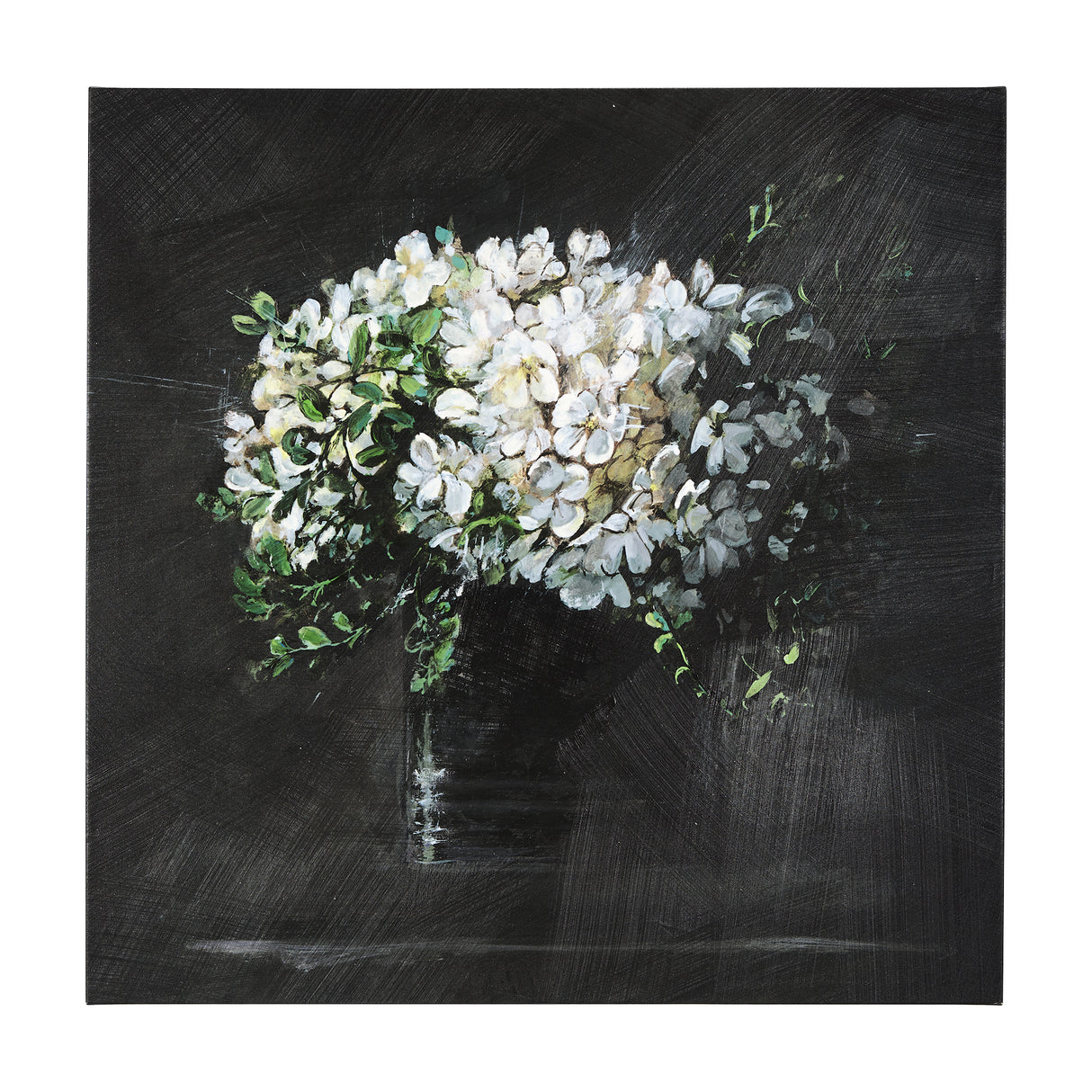 Still life flowers I by Mercana Studio a Hand Embellished Textured Canvas from Mercana - Luna Furniture