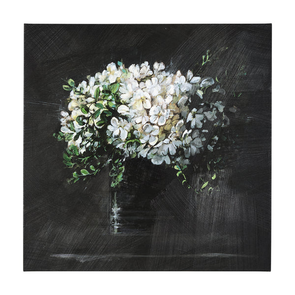 Still life flowers I by Mercana Studio a Hand Embellished Textured Canvas