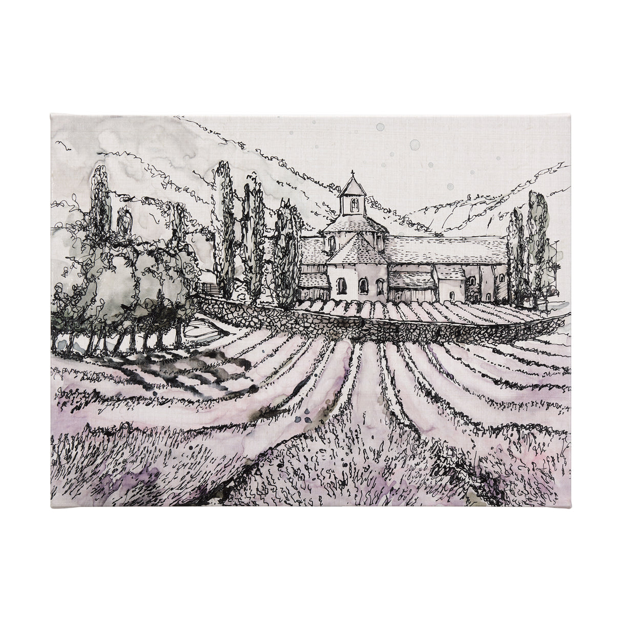 Travel memories II by Mercana Studio a Hand Embellished Textured Canvas from Mercana - Luna Furniture